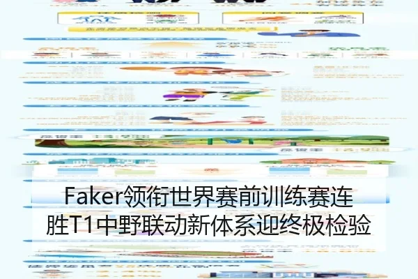 Faker领衔世界赛前训练赛连胜T1中野联动新体系迎终极检验（AGlive）